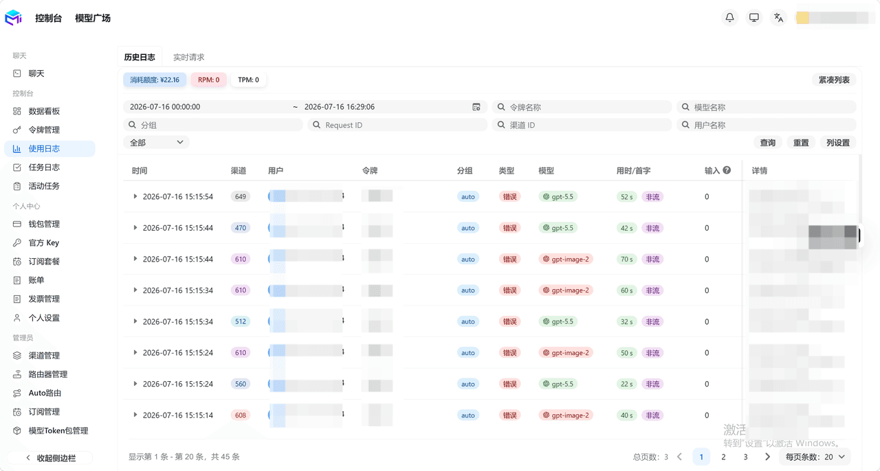 用量统计